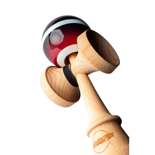 SWEETS KENDAMAS BROKEN SHAPE - HORIZON FADE - BLACK/RED - (ANTI-SKID)