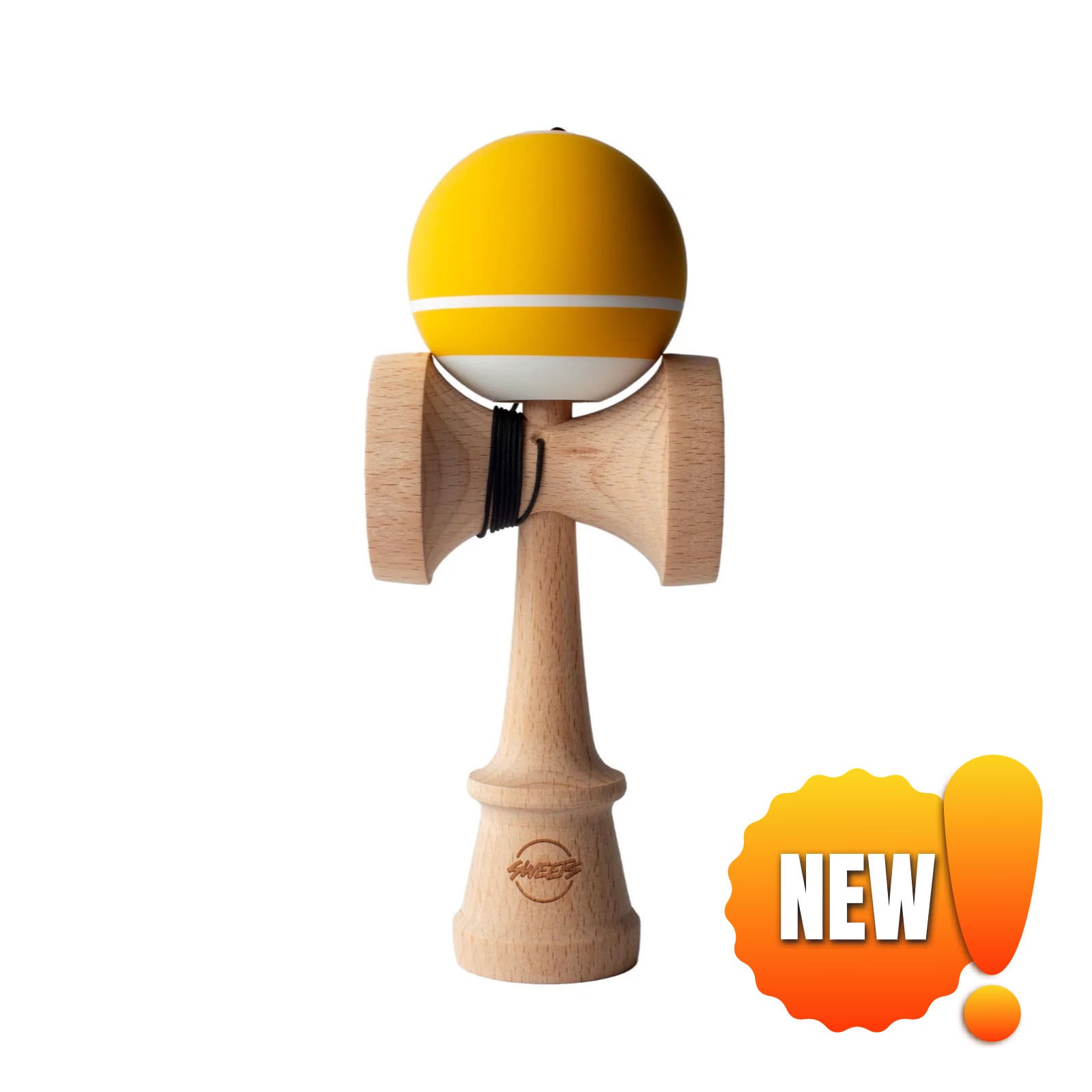SWEETS KENDAMAS BROKEN SHAPE - TRACKER - YELLOW - (ANTI-SKID
