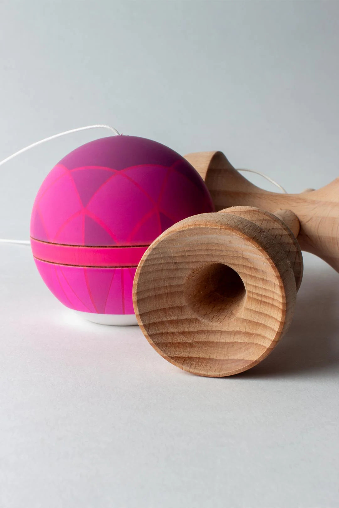 SWEETS KENDAMAS TURBO SHAPE GEMSTONE - ROSE QUARTZ