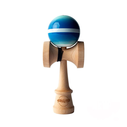 SWEETS KENDAMAS - BROKEN SHAPE - HORIZON FADE - BLUE/WHITE - (ANTI-SKID)