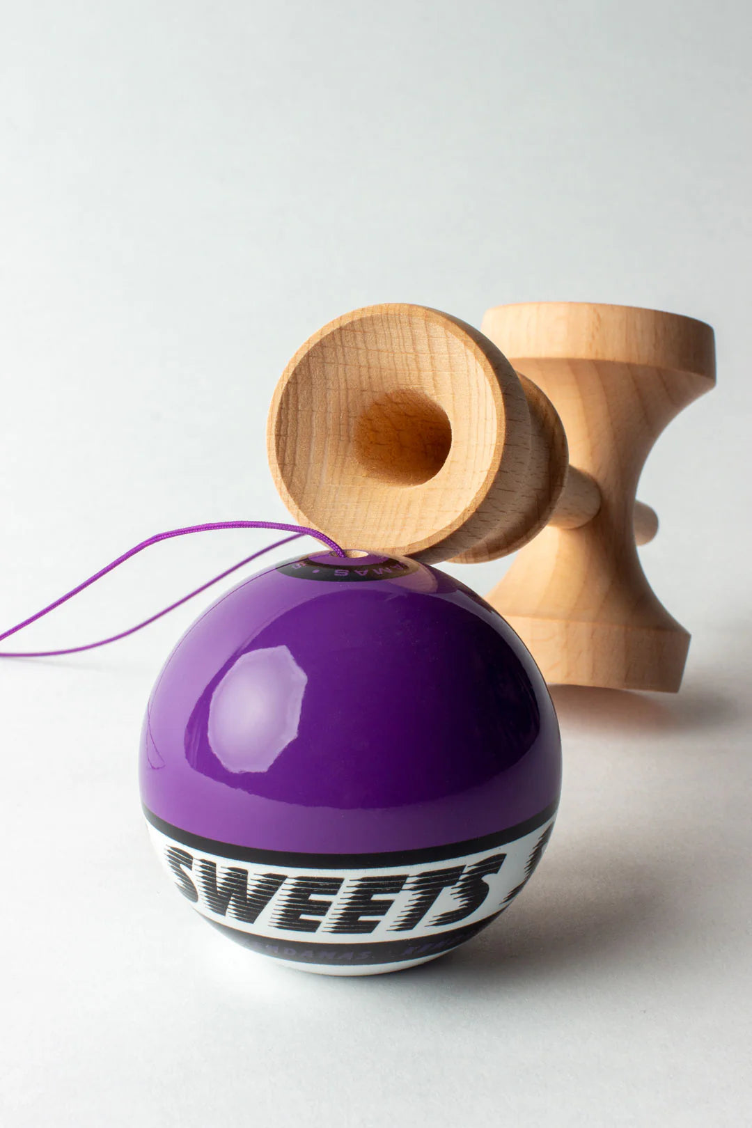 SWEETS KENDAMAS AMPED SHAPE - STARTER - PURPLE (STICKY CLEAR)