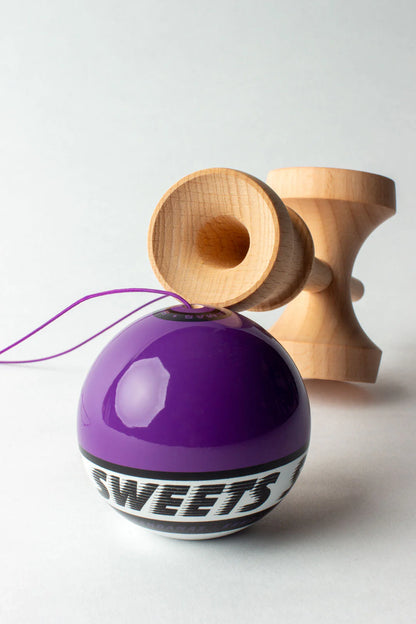 SWEETS KENDAMAS AMPED SHAPE - STARTER - PURPLE (STICKY CLEAR)