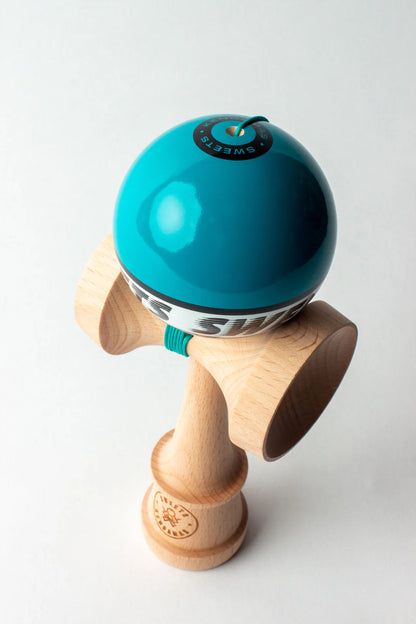 SWEETS KENDAMAS AMPED SHAPE - STARTER - TEAL (STICKY CLEAR)