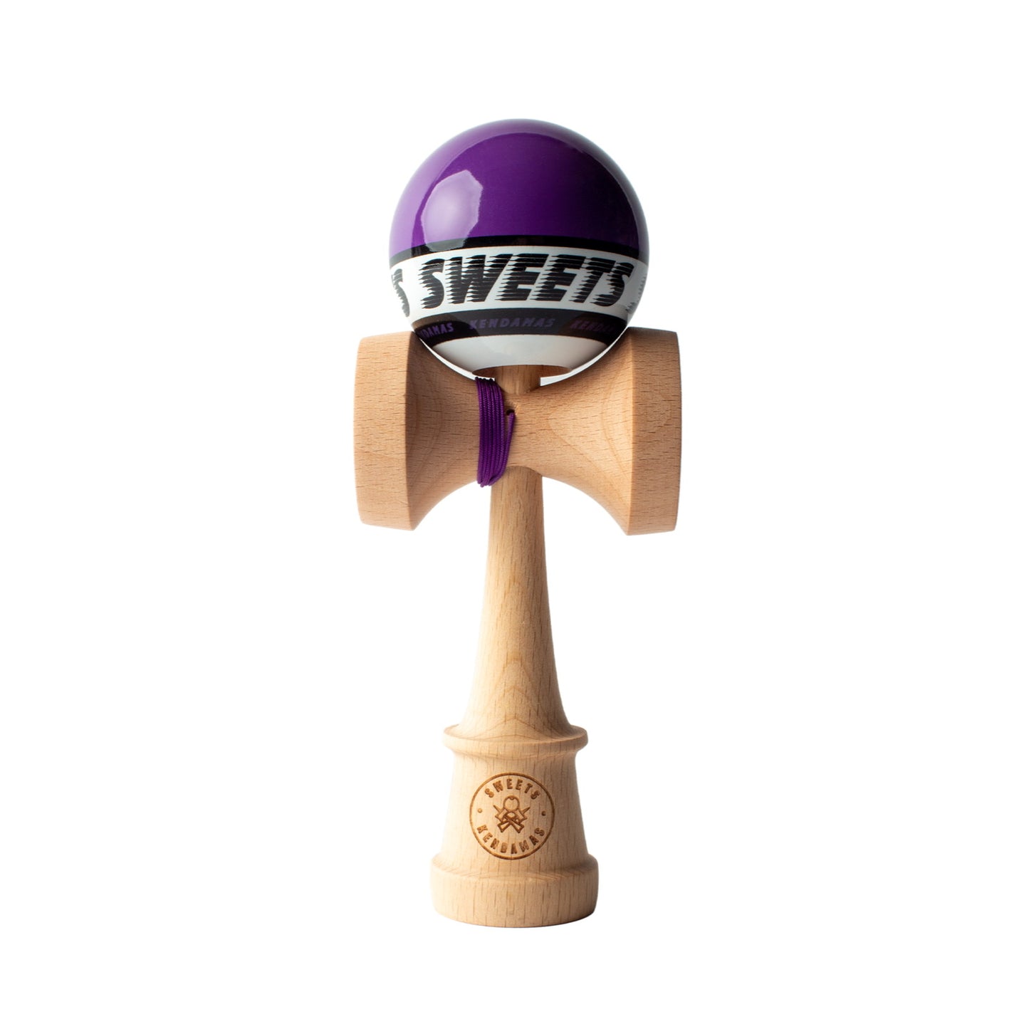 SWEETS KENDAMAS AMPED SHAPE - STARTER - PURPLE (STICKY CLEAR)
