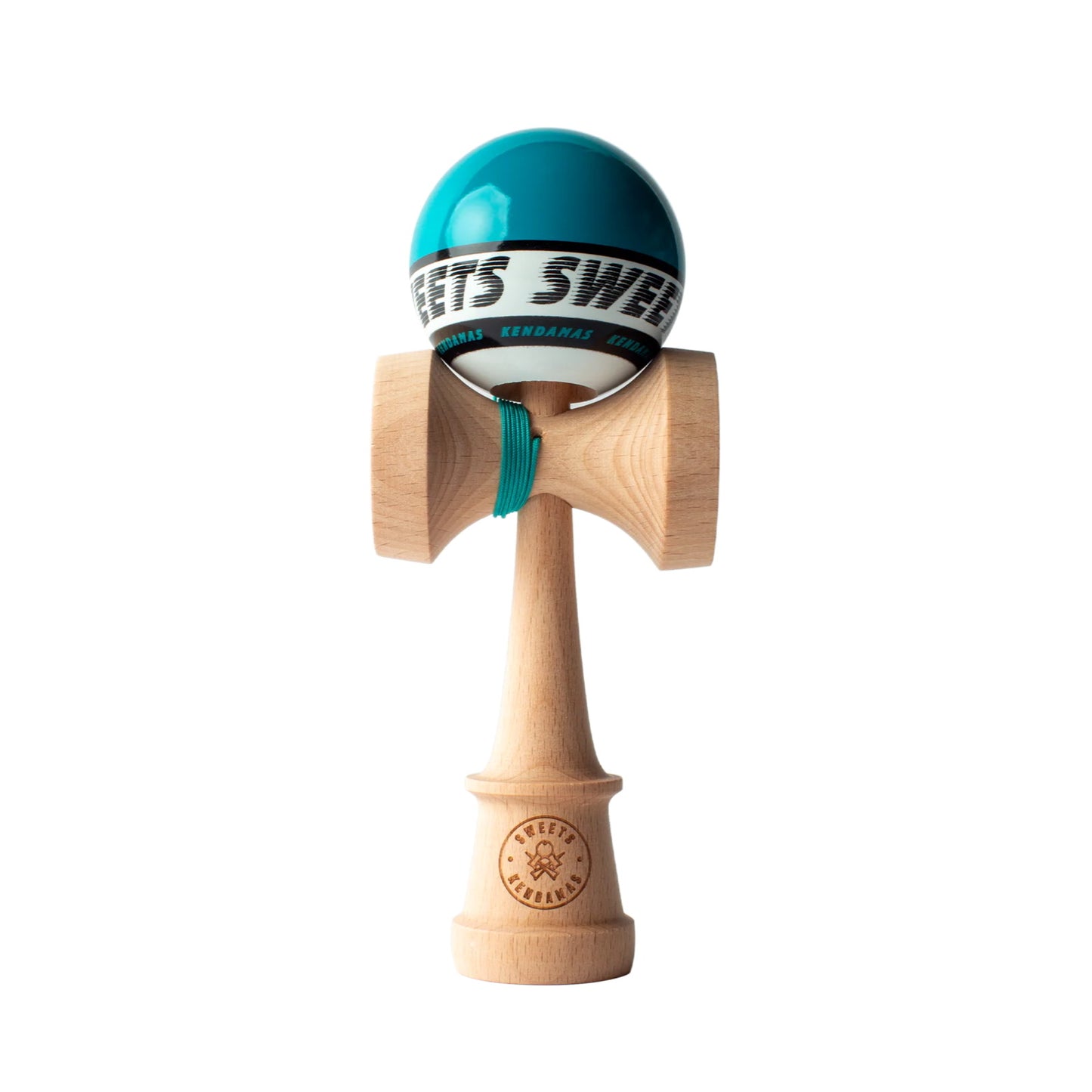 SWEETS KENDAMAS AMPED SHAPE - STARTER - TEAL (STICKY CLEAR)