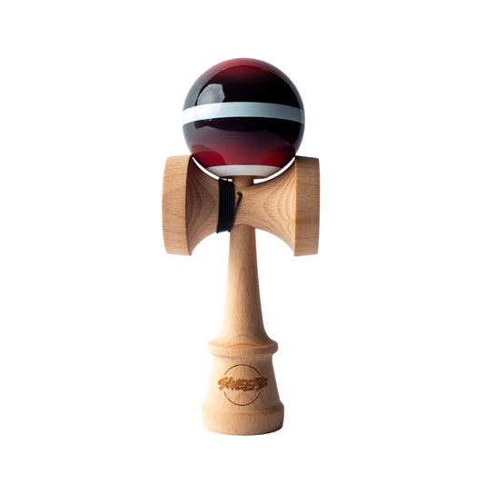 SWEETS KENDAMAS - BROKEN SHAPE - HORIZON FADE - BLACK/RED - (ANTI-SKID)