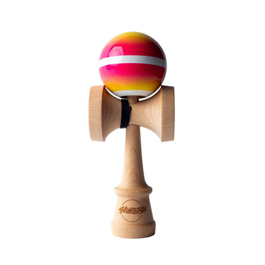 SWEETS KENDAMAS - BROKEN SHAPE - HORIZON FADE - PINK/YELLOW - (ANTI-SKID)